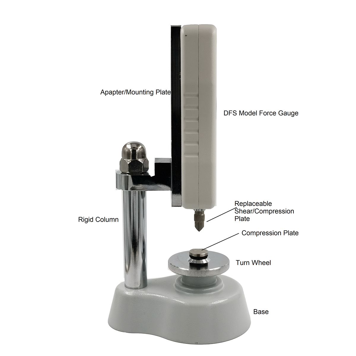 MTS3 Test Stand, DFS200 Force Gauge, and Digital Scale Set - Image 2