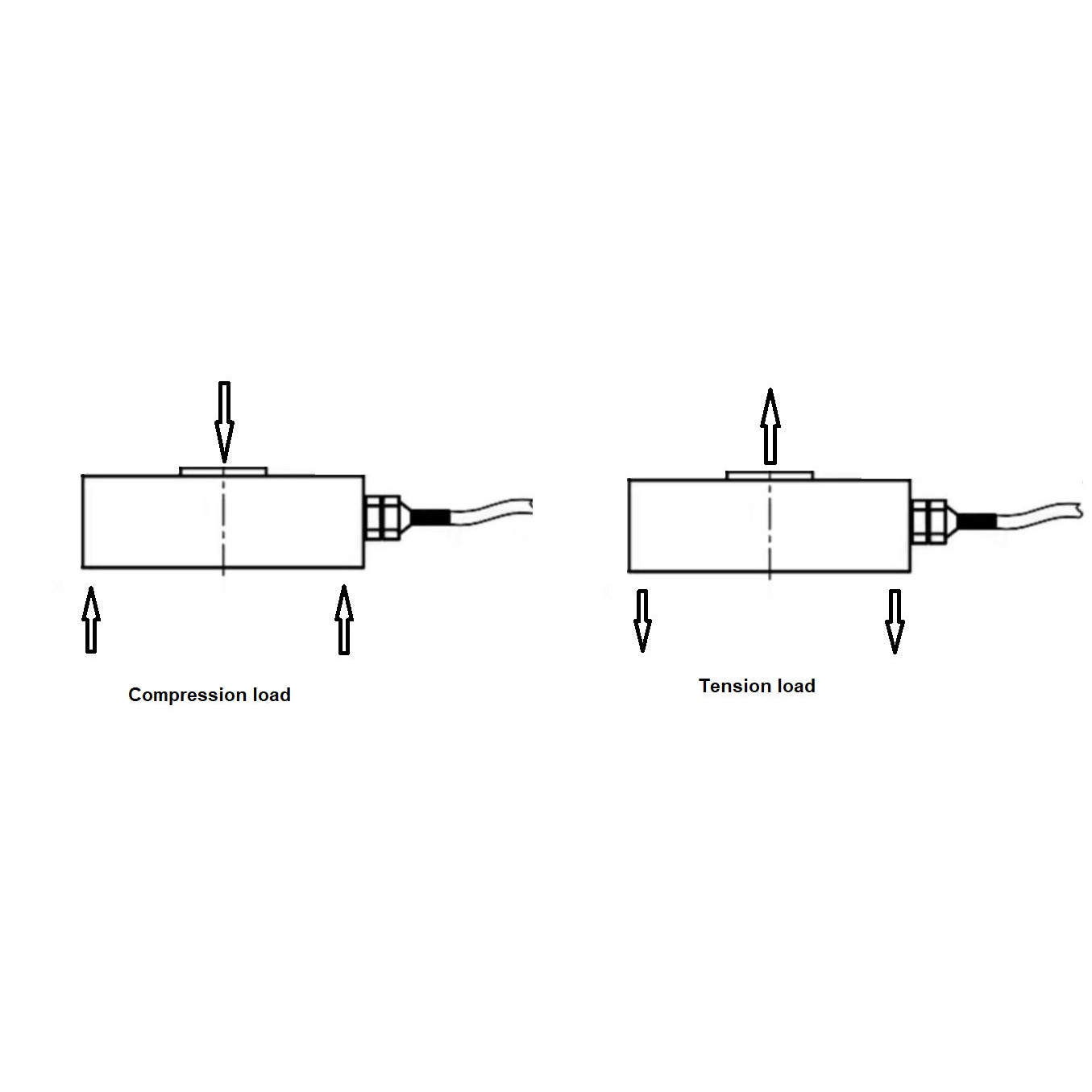 spoke load cell technical drawing